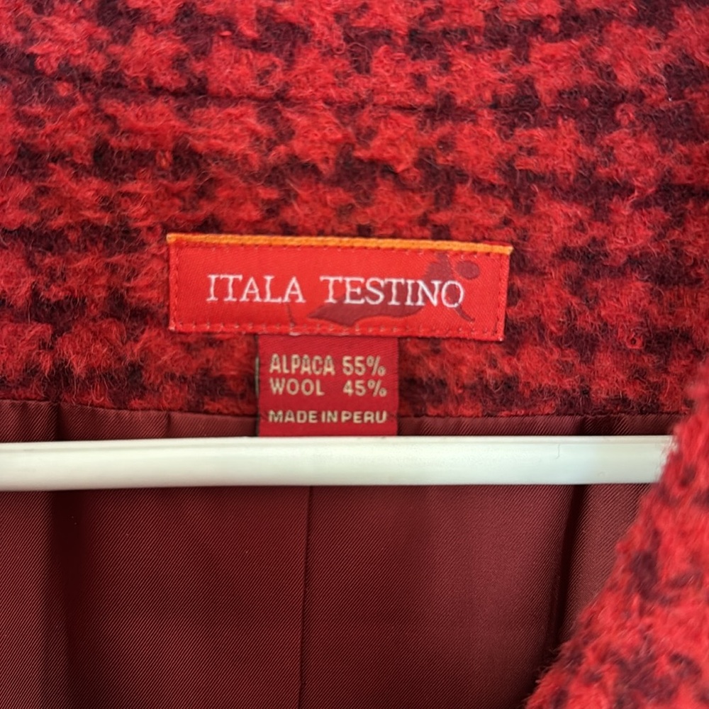 Itala Testino vintage wool coat - Picture 6 of 14